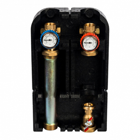 Насосная группа с прямым контуром 1" без насоса в теплоизоляции, 35 kW STOUT