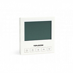 Комнатный термостат TEPLOCOM TS-Prog-220/3A встраиваемый программируемый БАСТИОН