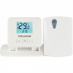 Комнатный термостат TEPLOCOM TS-2AA/3A-RF беспроводной БАСТИОН