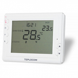 Комнатный термостат TEPLOCOM TS-Prog-2AA/8A проводной программируемый БАСТИОН